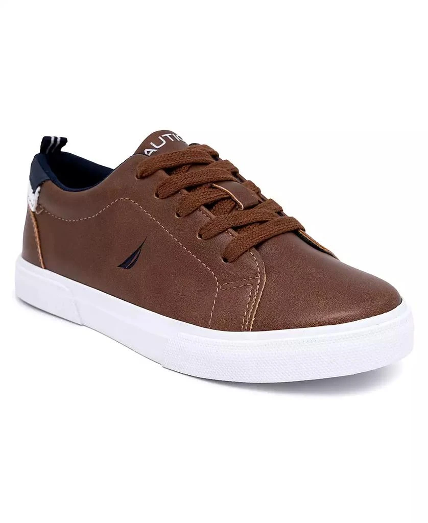 商品Nautica|Little and Big Boys Graves 2 Casual Low Cut Lace Up Sneaker,价格¥181,第1张图片