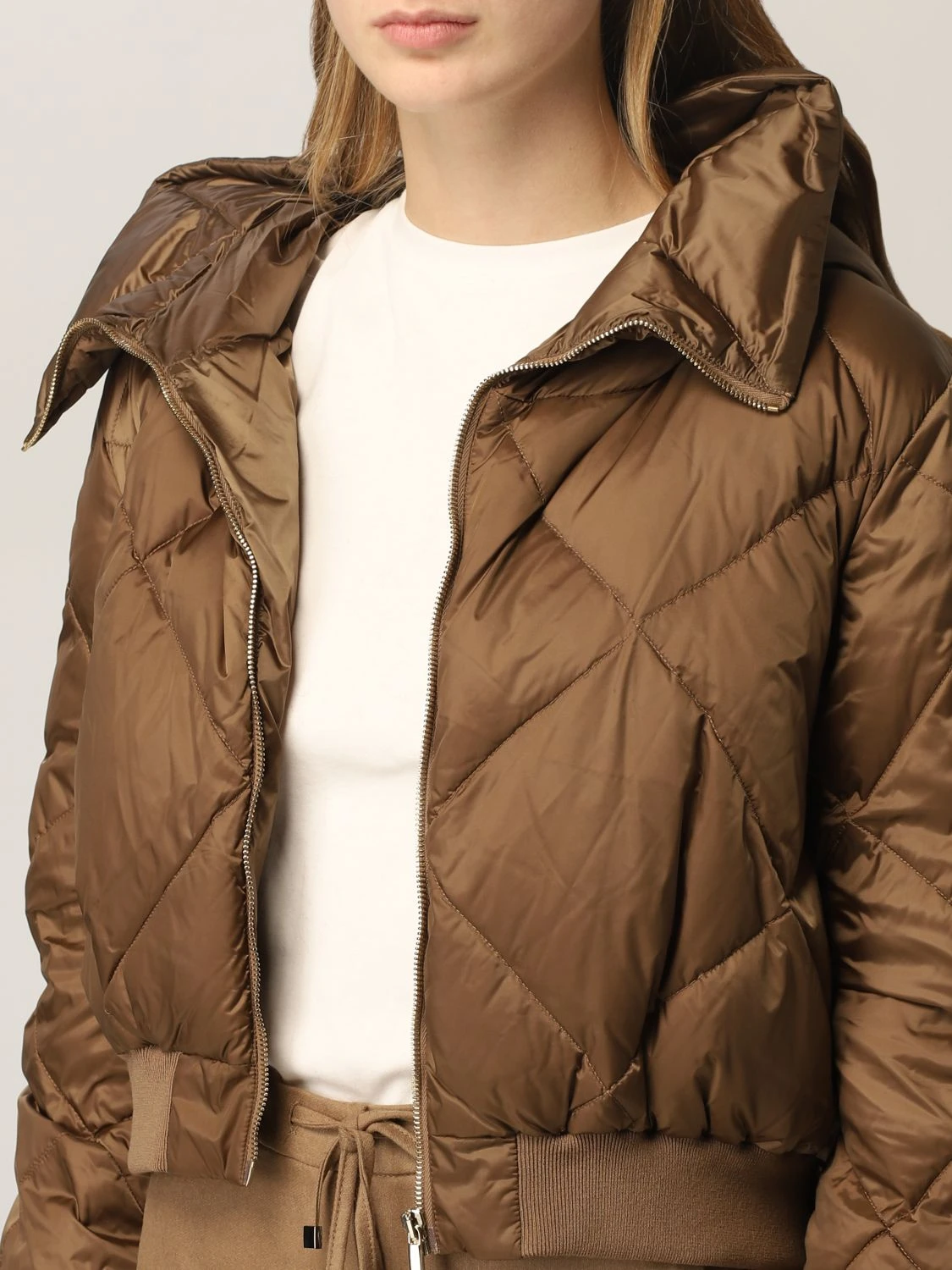 商品Max Mara|Max Mara The Cube Brown jacket for woman 94860416-001,价格¥4316,第1张图片