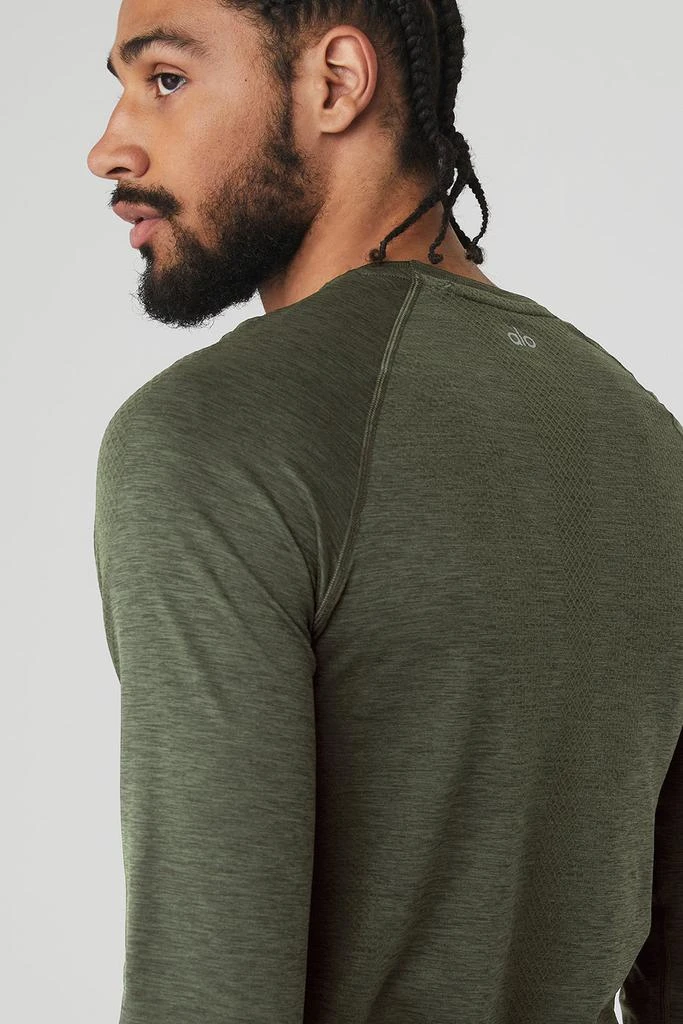 商品Alo|Amplify Seamless Long Sleeve - Hunter Heather,价格¥429,第4张图片详细描述