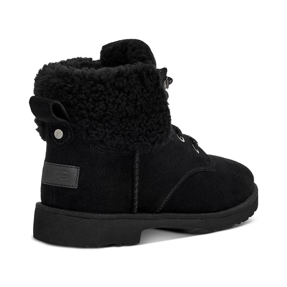 商品UGG|Women's Romely Heritage Lace-Up Plush-Cuff Boots,价格¥1179,第5张图片详细描述