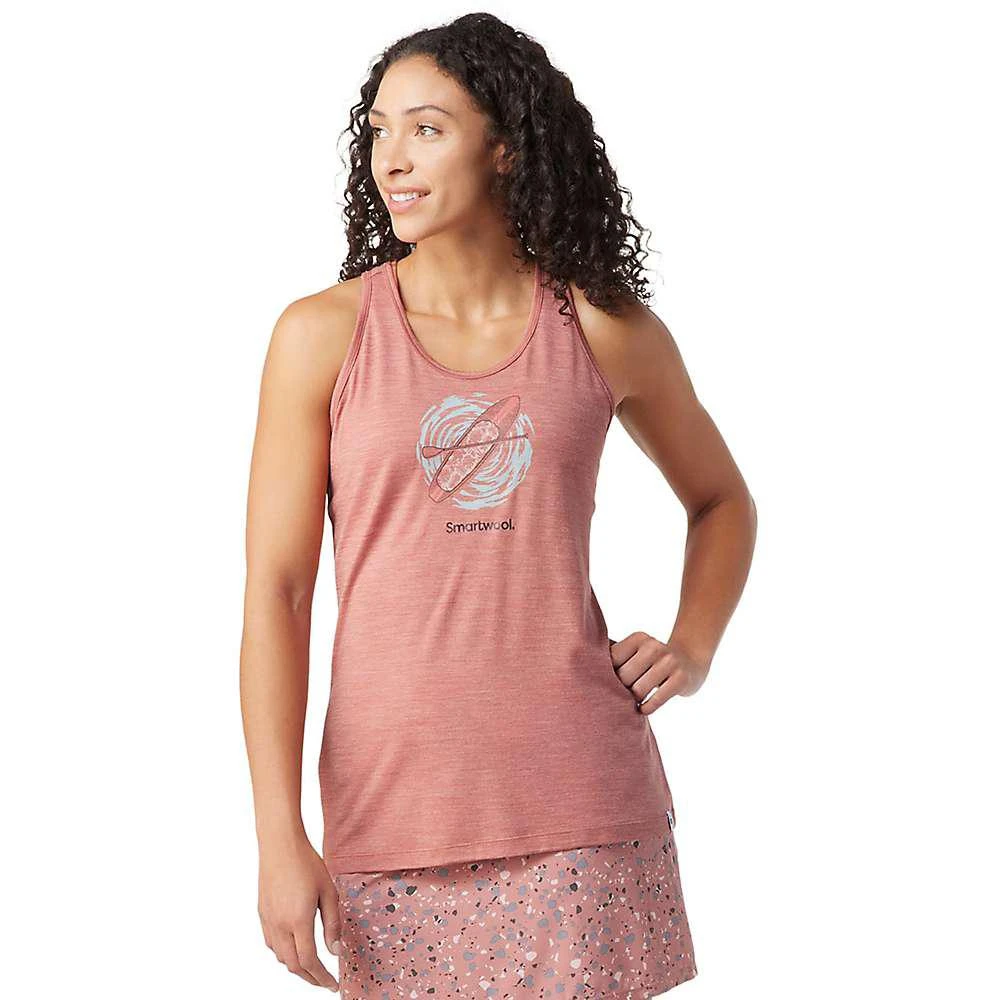 商品SmartWool|Women's Merino Sport 150 Paddleboard Adventure Graphic Tank,价格¥177,第1张图片