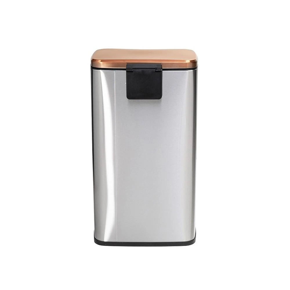 商品Honey Can Do|Stainless Steel Step Trash Cans with Lid, Set of 2,价格¥1553,第4张图片详细描述