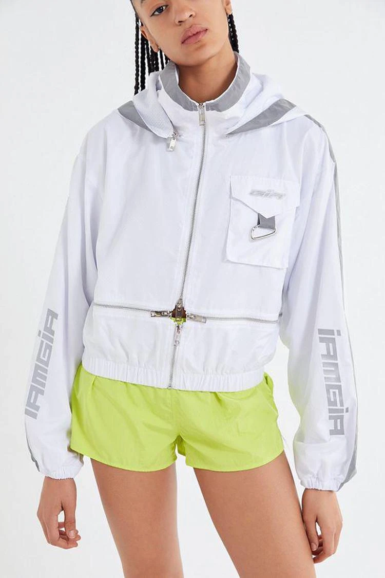 商品I.AM.GIA|I.AM.GIA Halo Reflective Zip-Front Jacket,价格¥961,第1张图片