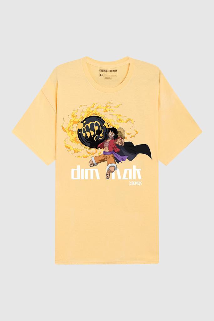 商品ONE PIECE|Dim Mak x One Piece - Luffy Tee - Yellow Haze,价格¥282,第1张图片