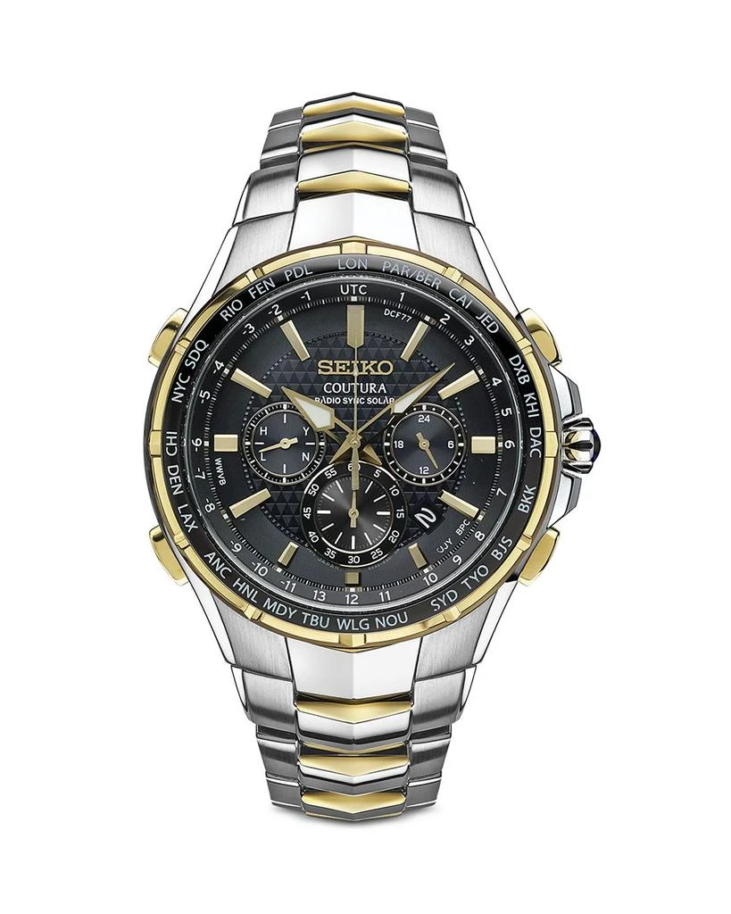 商品Seiko|Seiko Coutura Solar Chronograph, 44.5mm,价格¥4848,第1张图片