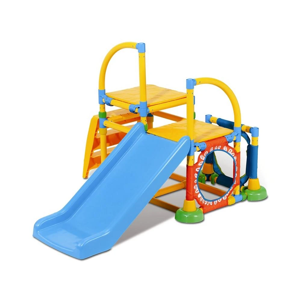 商品Group Sales|Grow'n Up Climb N Slide Childrens Indoor or Outdoor Gym Set, 3-foot,价格¥1497,第1张图片