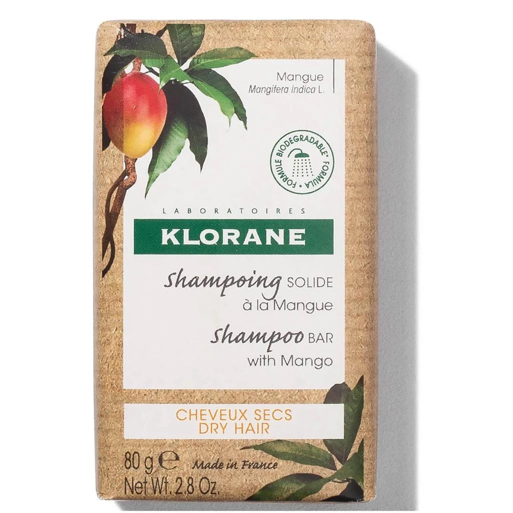 商品KLORANE|KLORANE Nourishing Solid Shampoo Bar with Mango for Dry Hair 80g,价格¥118,第1张图片