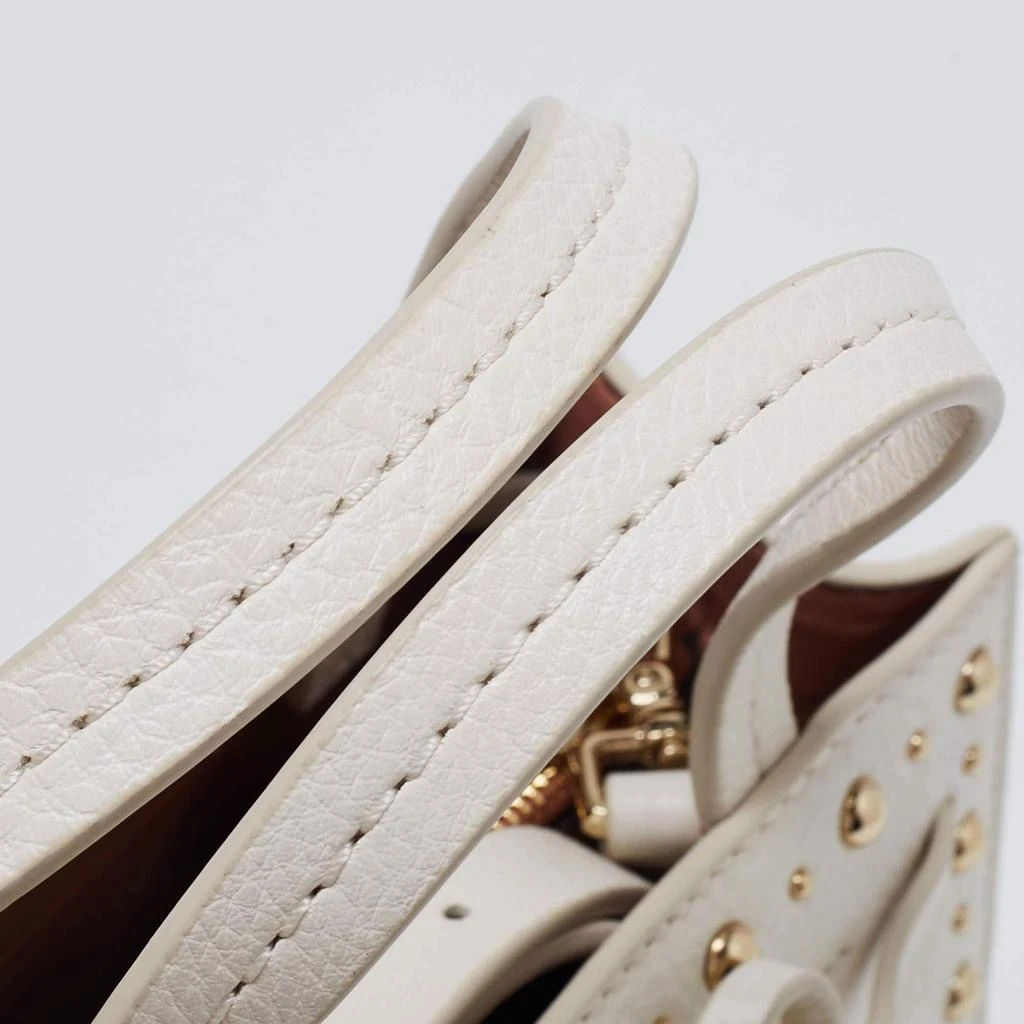 Kate Spade White Leather Holden Street Lanie Studded Tassel Tote 商品