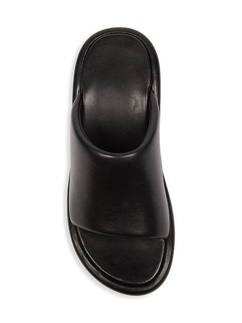 商品Balenciaga|Rise Leather Wedge Sandals,价格¥5987,第7张图片详细描述