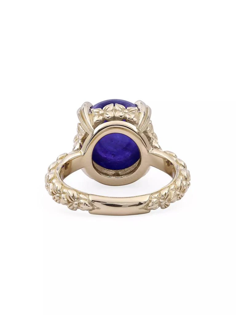 商品Stephen Dweck|Luxury 18K Yellow Gold & Tanzanite Ring,价格¥36959,第3张图片详细描述