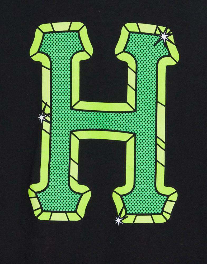 HUF amazing print t-shirt in black商品第3张图片规格展示