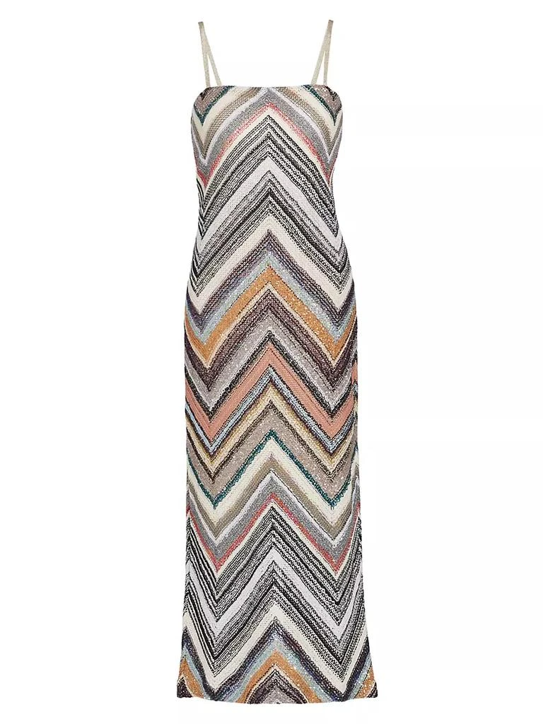商品Missoni|Chevron Sequin Knit Convertible Slipdress,价格¥13691,第1张图片