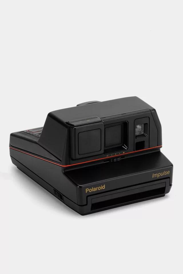 商品Polaroid|Polaroid Black Impulse Vintage 600 Instant Camera Refurbished by Retrospekt,价格¥1034,第4张图片详细描述