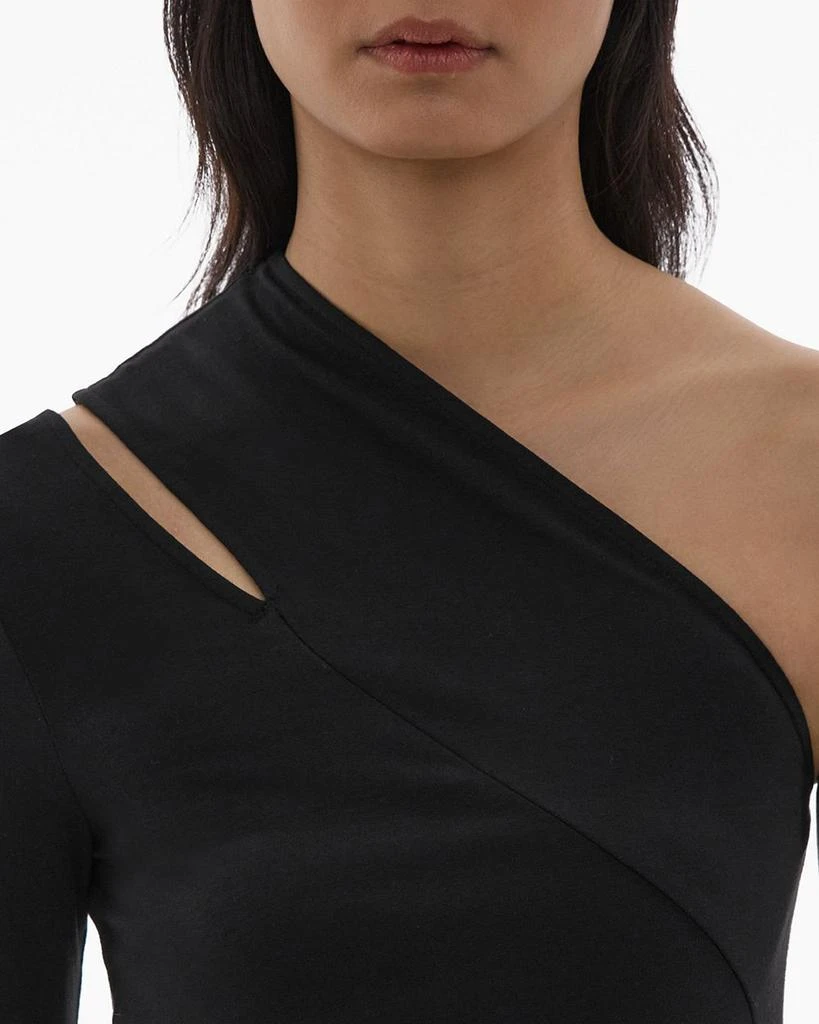 Asymmetric Neck Shoulder Cutout Dress 商品