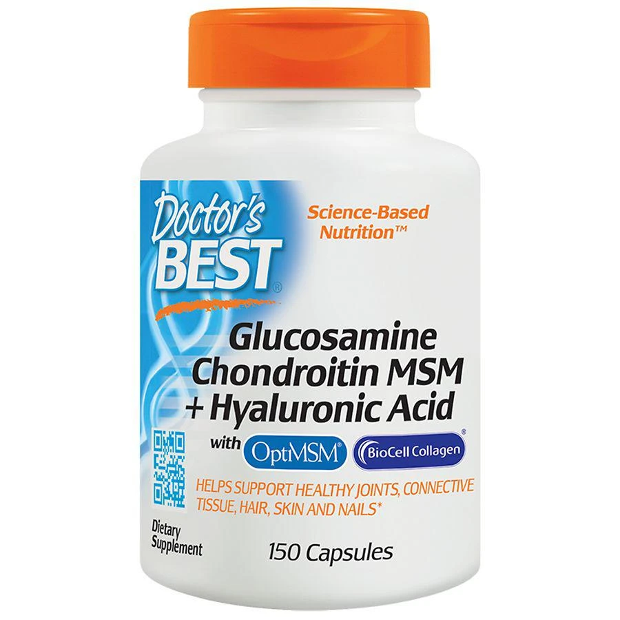商品Doctor's Best|Glucosamine Chondroitin MSM + Hyaluronic Acid,价格¥214,第1张图片