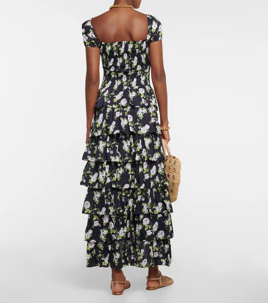 商品CAROLINE CONSTAS|Malta floral poplin midi dress,价格¥4456,第3张图片详细描述