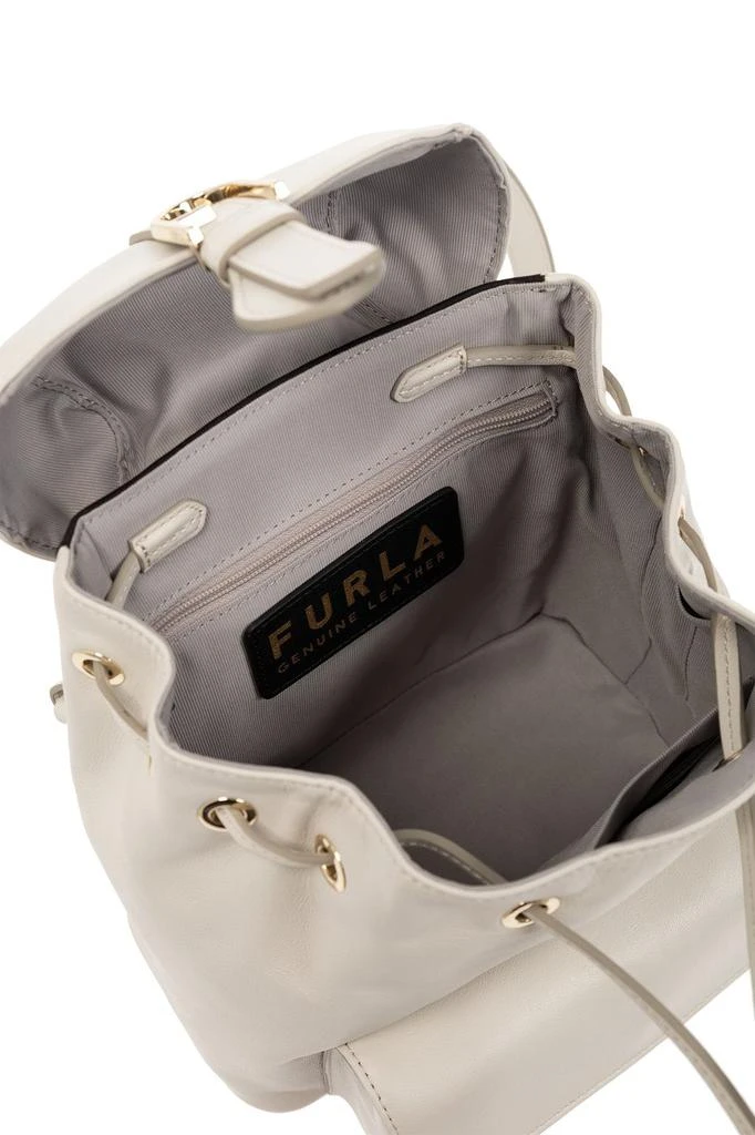 商品Furla|Furla Flow Logo Plaque Small Drawstring Backpack,价格¥2735,第4张图片详细描述