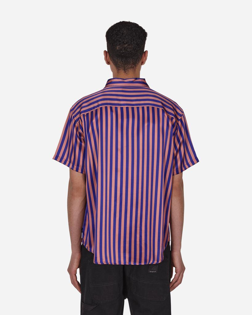 商品STUSSY|Striped Silk Shirt Blue,价格¥487,第5张图片详细描述