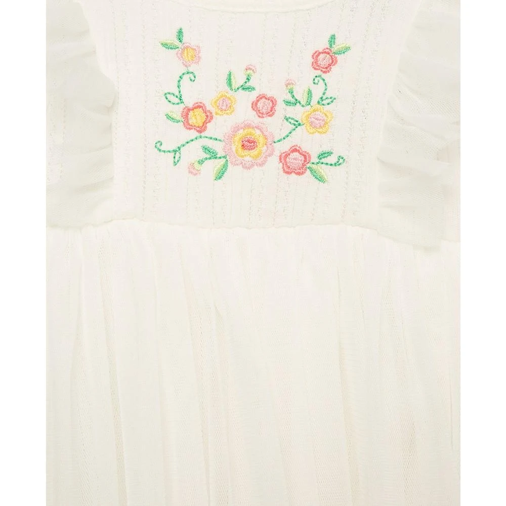 商品Little Me|Baby Girls Mesh Bodysuit Dress and Headband, 2 Piece Set,价格¥155,第3张图片详细描述