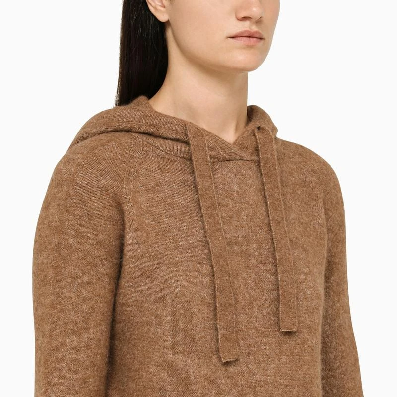商品Max Mara|Camel-coloured sweatshirt in alpaca blend,价格¥888,第4张图片详细描述