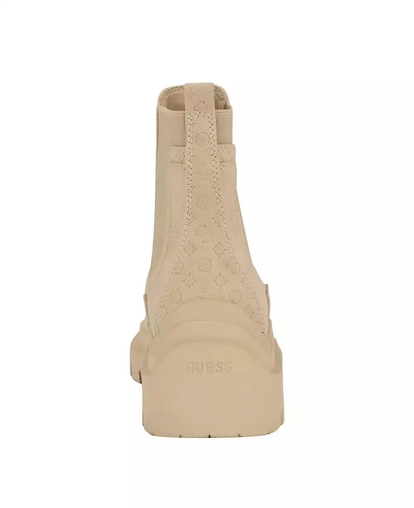 商品GUESS|Women's Yesses Triple Triangle Lug Sole Gore Chelsea Boots,价格¥297,第3张图片详细描述