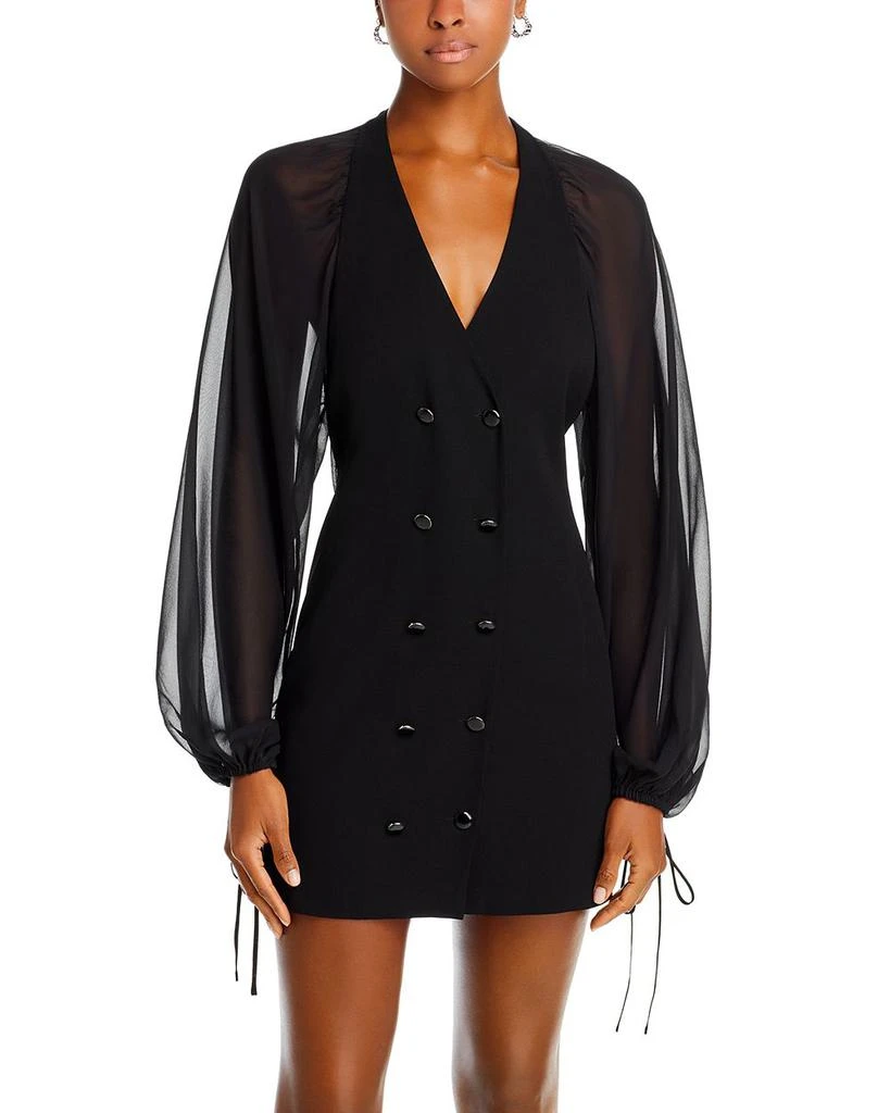 商品FRAME|Sheer Sleeve Blazer Dress,价格¥6010,第1张图片