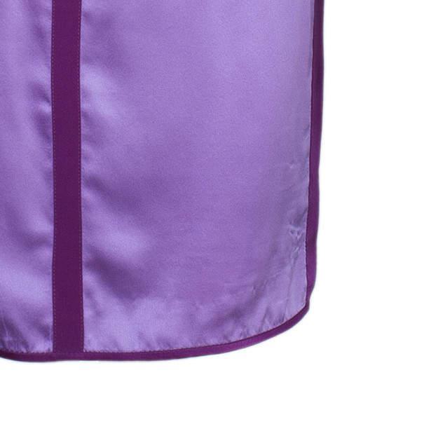 商品[二手商品] Narciso Rodriguez|Narciso Rodriguez Purple Satin Panel Shift Dress M,价格¥1016,第7张图片详细描述