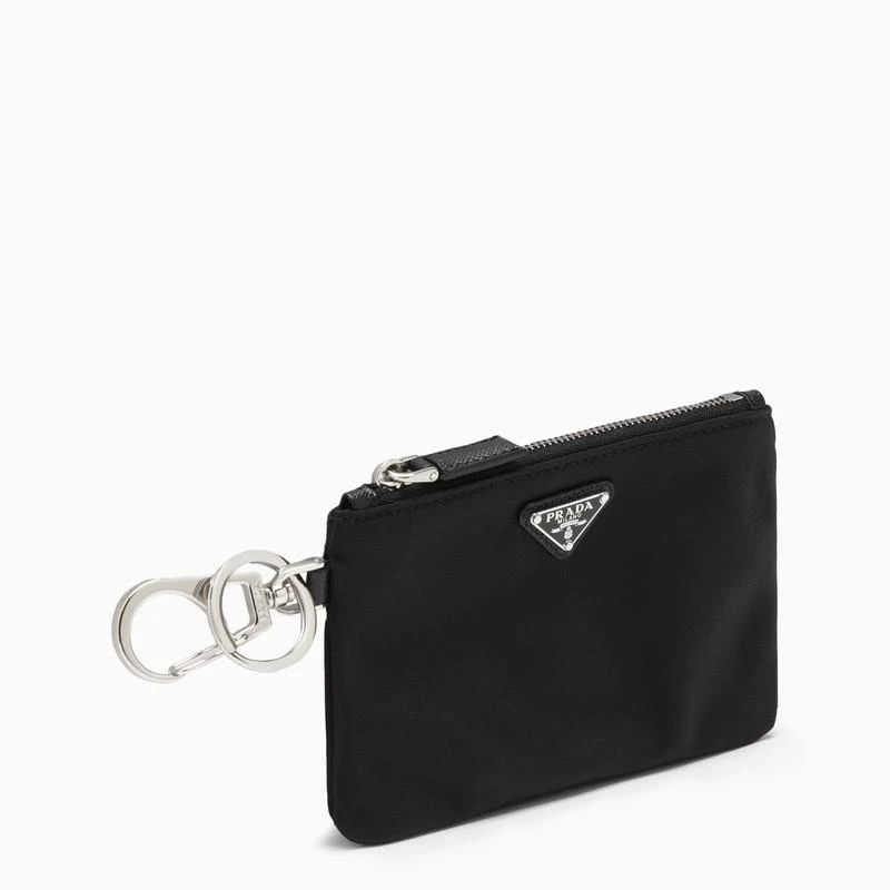 商品Prada|Black Re-Nylon key case pouch,价格¥3291,第1张图片