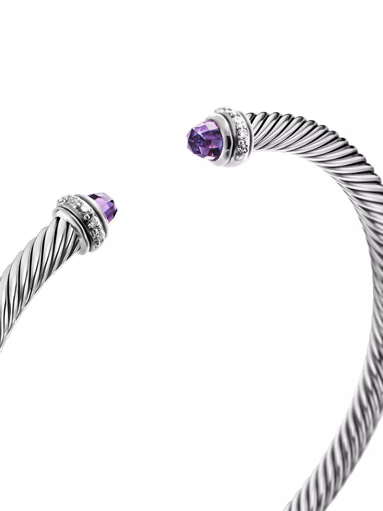 商品David Yurman|Cable Classics Color Bracelet with Pavé Diamonds,价格¥5185,第4张图片详细描述