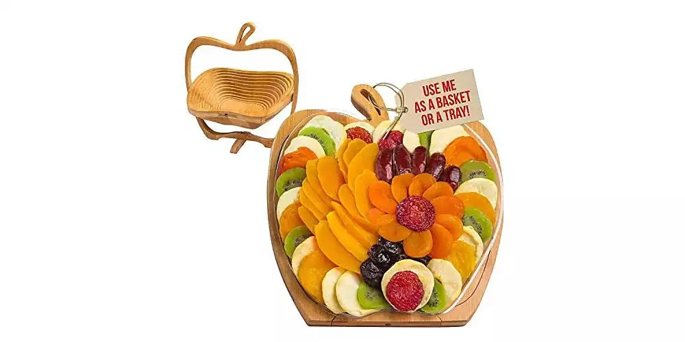商品Bonnie & Pop|Dried Fruit Apple Tray, Trivet, and Fruit Basket,价格¥316,第1张图片