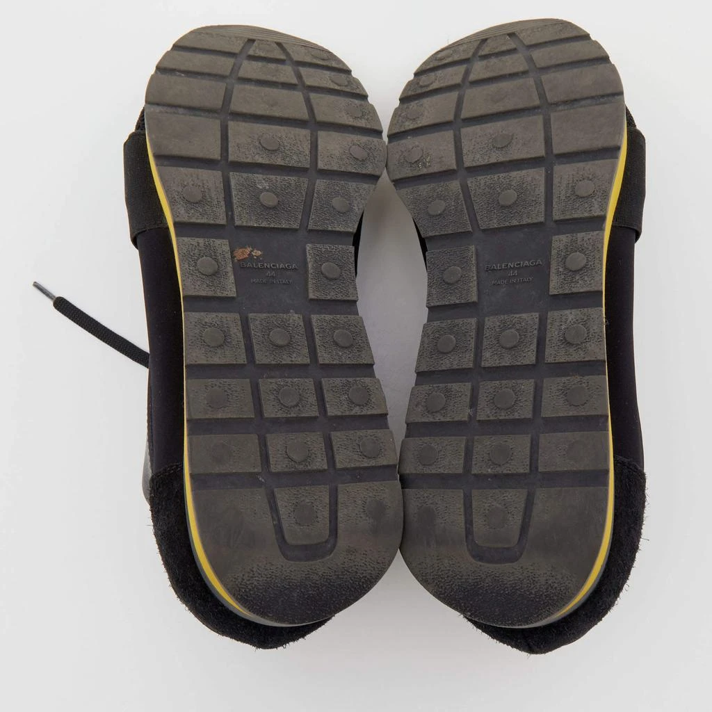 Balenciaga Black Leather and Mesh Race Runner Sneakers Size 44 商品