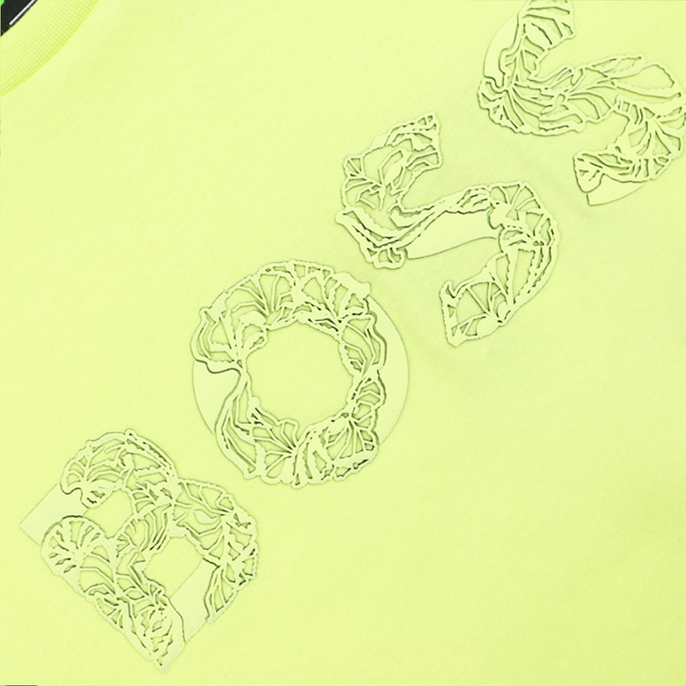 商品Hugo Boss|Yellow Short Sleeve Boys T Shirt,价格¥198,第4张图片详细描述