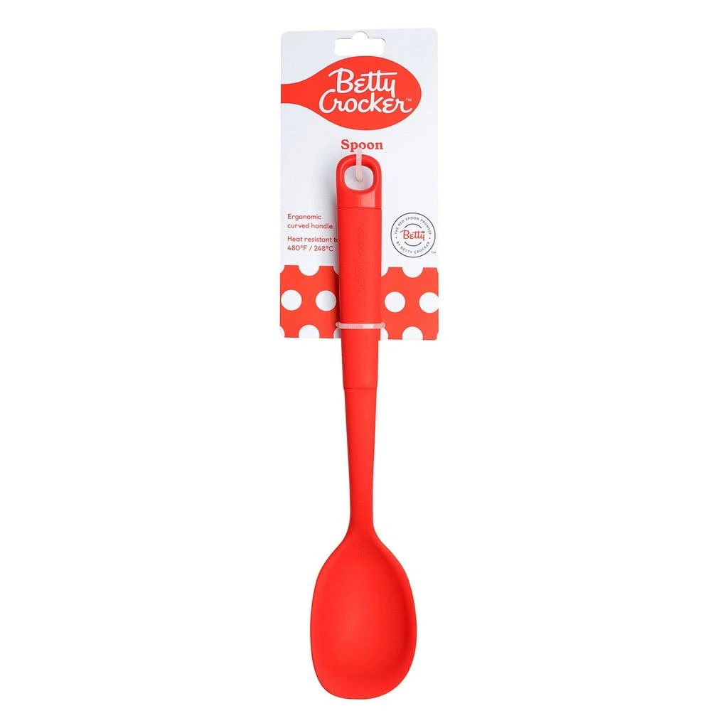 商品Betty Crocker|Silicone 13 Inch Spoon, Red,价格¥112,第1张图片