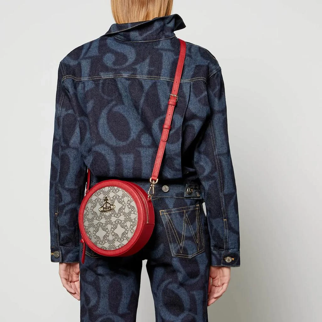 商品Vivienne Westwood|Vivienne Westwood Ruby Vegan Leather and Logo-Jacquard Bag,价格¥1801,第2张图片详细描述