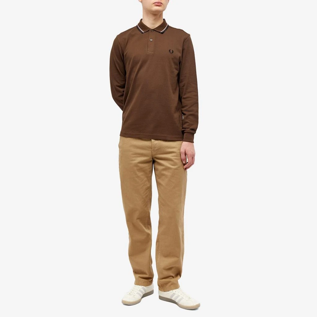 商品Fred Perry|Fred Perry Long Sleeve Twin Tipped Polo,价格¥425,第4张图片详细描述