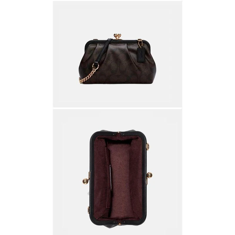 商品Coach|美国直邮COACH蔻驰新款NORA女士索吻包单肩斜挎链条包C2876IMAA8,价格¥2547,第10张图片详细描述