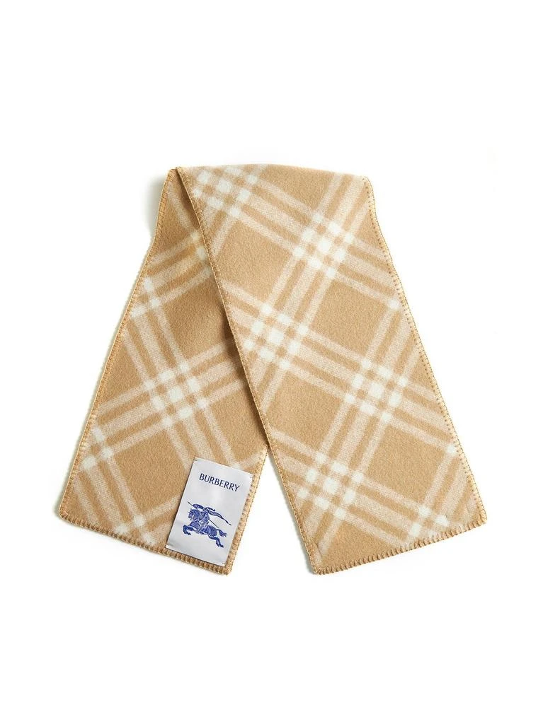 商品Burberry|Burberry Checkered Logo Patch Scarf,价格¥3142,第1张图片