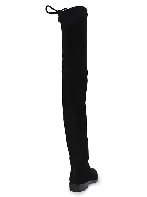 商品Stuart Weitzman|女式 Jocey系列 过膝靴 系带长靴 麂皮,价格¥1561,第5张图片详细描述