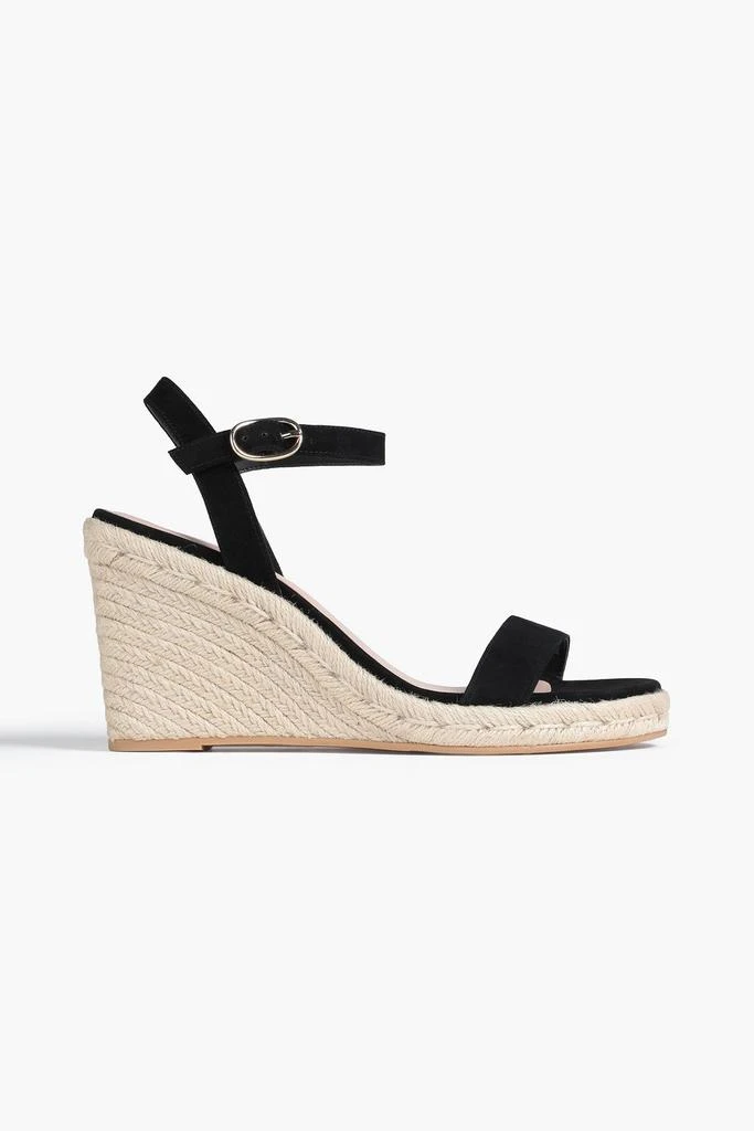 商品Stuart Weitzman|Teddi suede espadrille wedge sandals,价格¥587,第1张图片