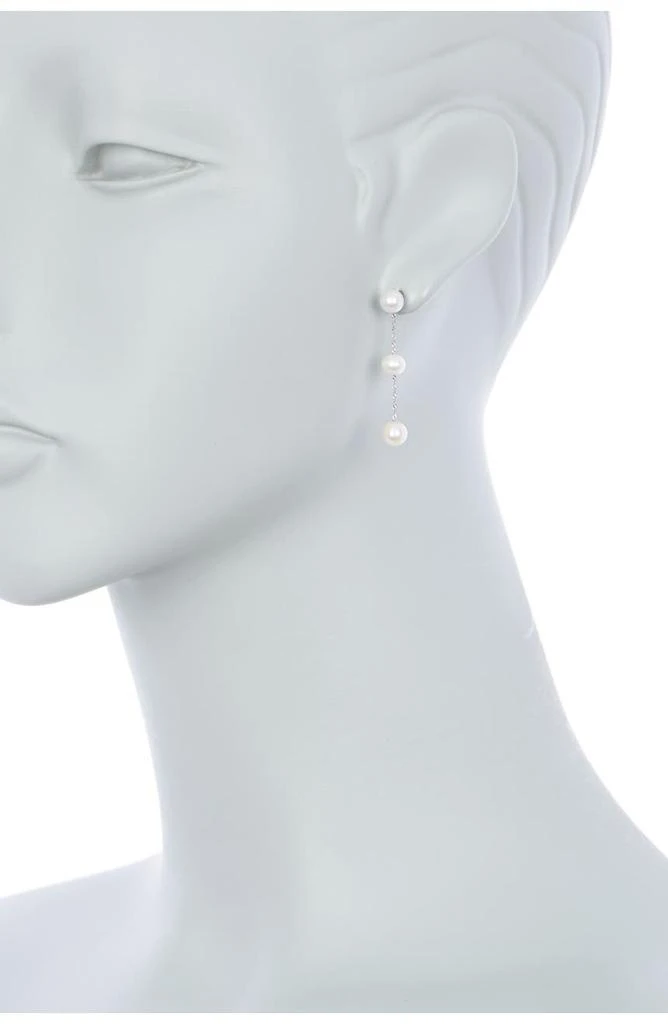 商品Effy|14K Gold Freshwater Pearl Drop Earrings,价格¥895,第2张图片详细描述