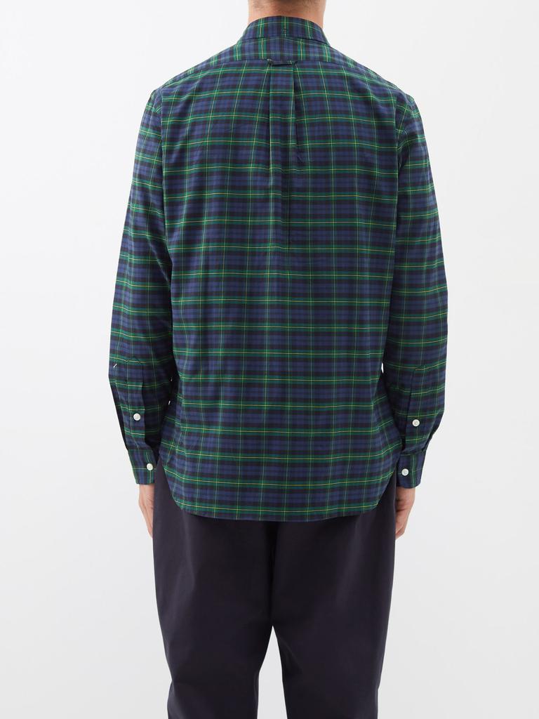 Checked cotton long-sleeve shirt商品第5张图片规格展示