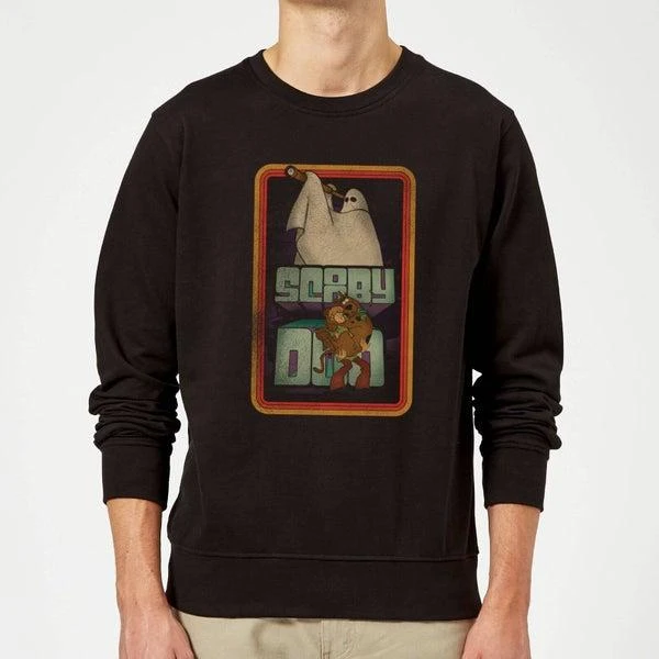 商品Original Hero|Scooby Doo Retro Ghostie Sweatshirt - Black,价格¥253,第1张图片