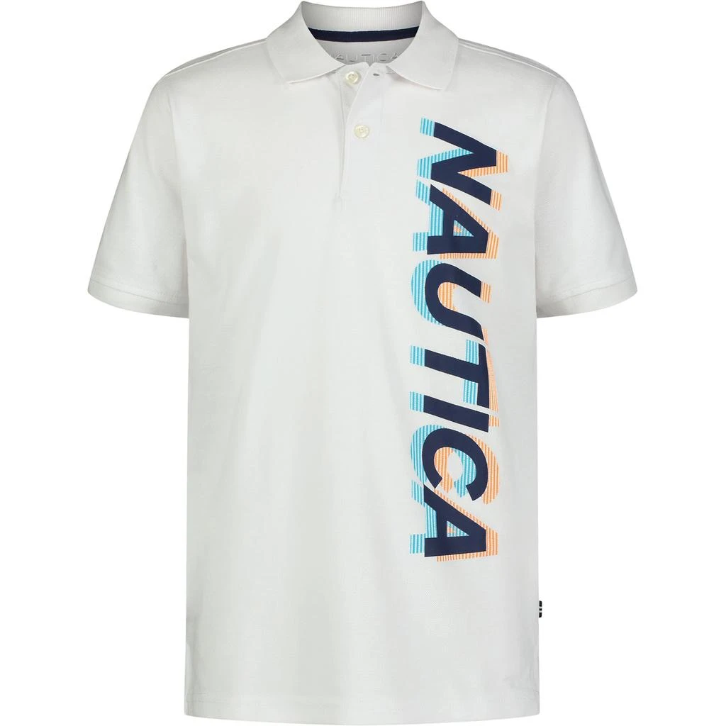 商品Nautica|Nautica Little Boys' Logo Polo (4-7),价格¥89,第2张图片详细描述