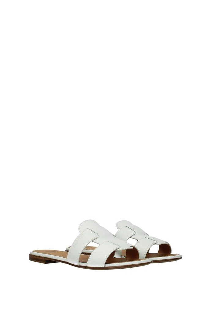商品Church's|Slippers and clogs dee dee Leather White,价格¥3201,第2张图片详细描述