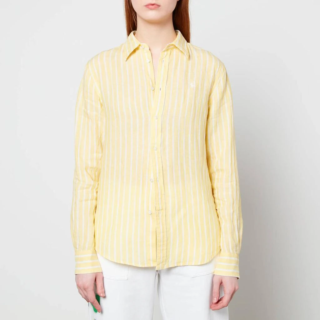 商品Ralph Lauren|Polo Ralph Lauren Women's Relaxed Shirt - 1178 Oasis Yellow/White,价格¥673,第1张图片