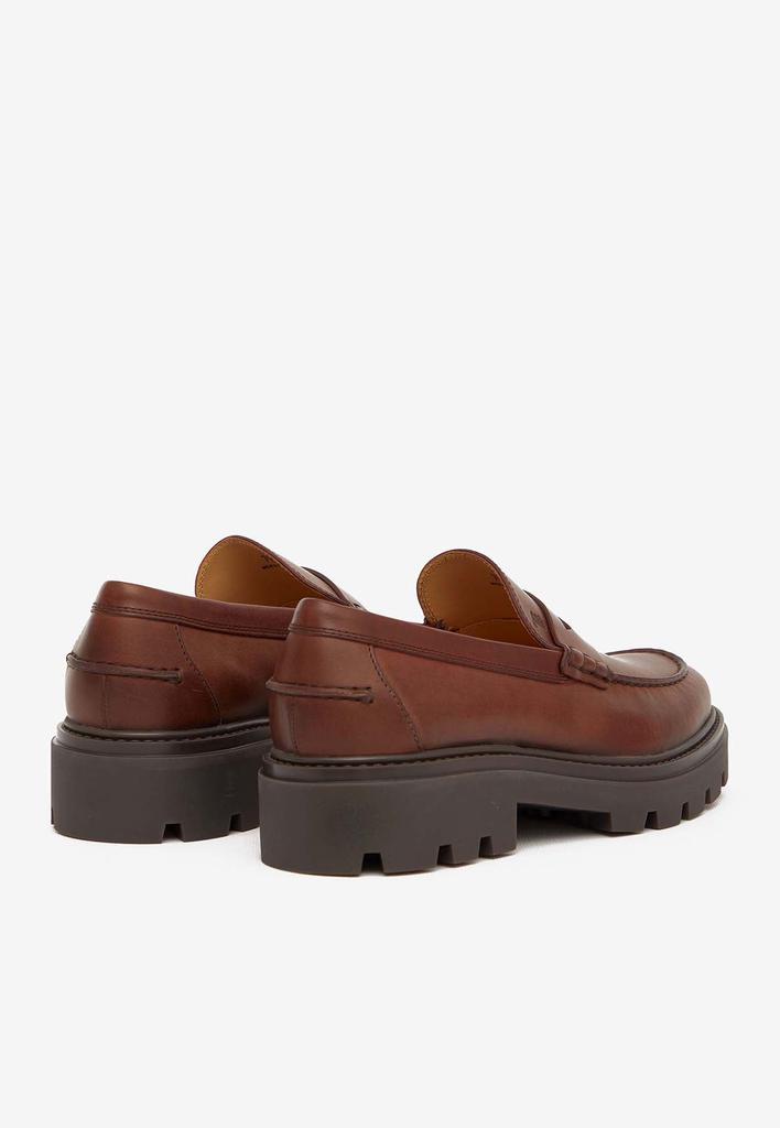 Slip-On Leather Loafers商品第3张图片规格展示