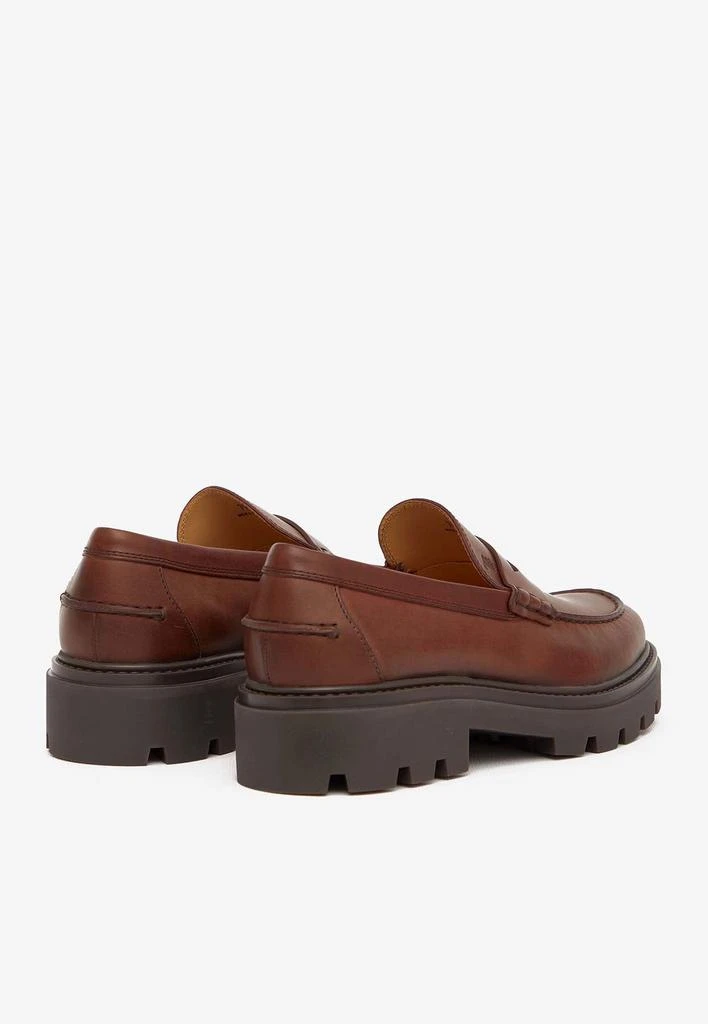 商品Tod's|Slip-On Leather Loafers,价格¥3340,第3张图片详细描述