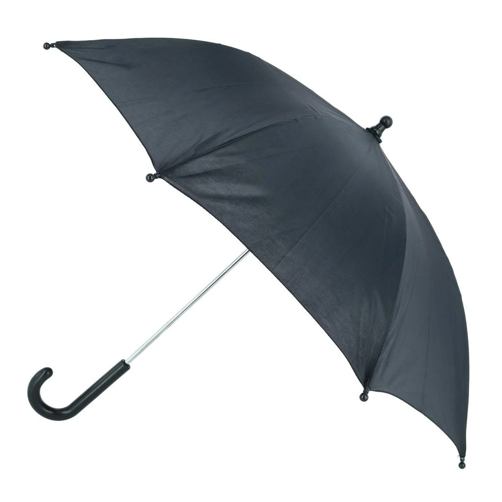Kid's Solid Color Stick Umbrella with Hook Handle 商品