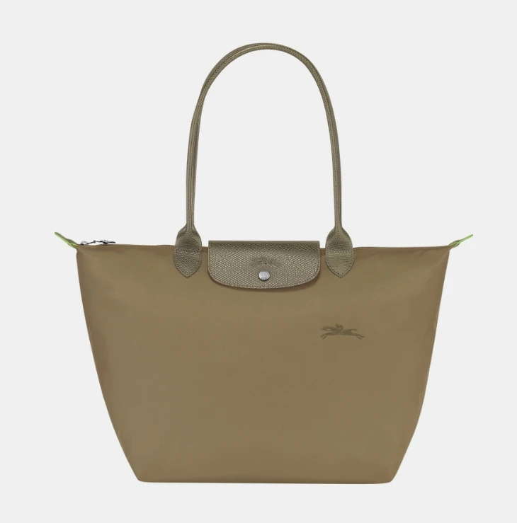 商品Longchamp|珑骧女士大号长柄织物可折叠手提单肩饺子包 L1899（香港仓发货）,价格¥1208,第1张图片
