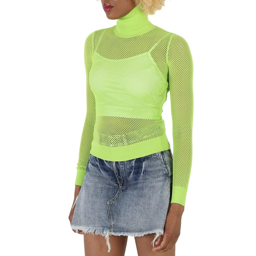 商品Balenciaga|Lime Mesh Knit Turtleneck Top,价格¥2070,第2张图片详细描述